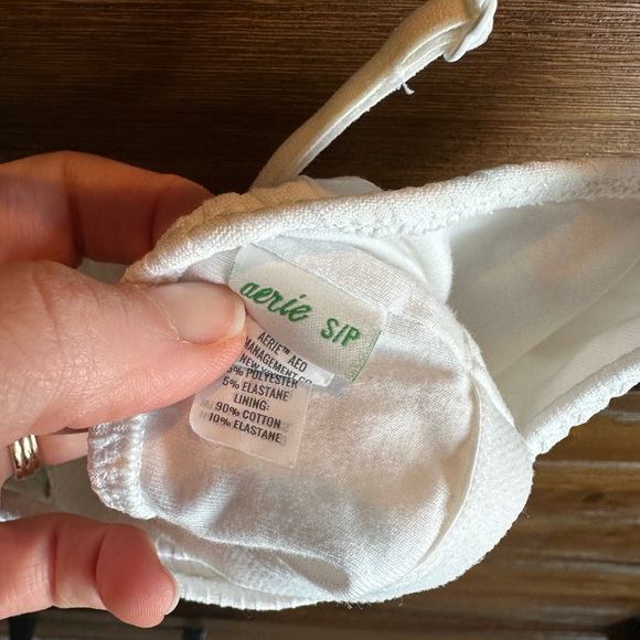 Aerie Cream Ribbed Camisole Top - Picture 2 of 3